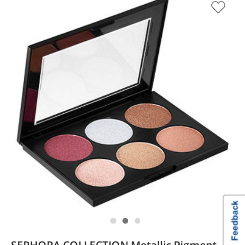 Sephora metallic pigments pallet